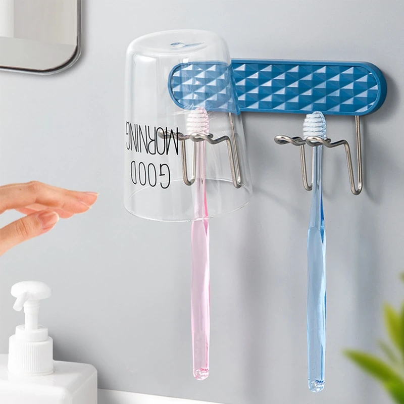 Wall Mounted Stainless Steel Cup Toothbrush Holder Bathroom Accessories for Home Bathroom Shower Bath Storage Supplies
Wall Mounted Stainless Steel Cup Toothbrush Holder Bathroom Accessories for Home Bathroom Shower Bath Storage Supplies