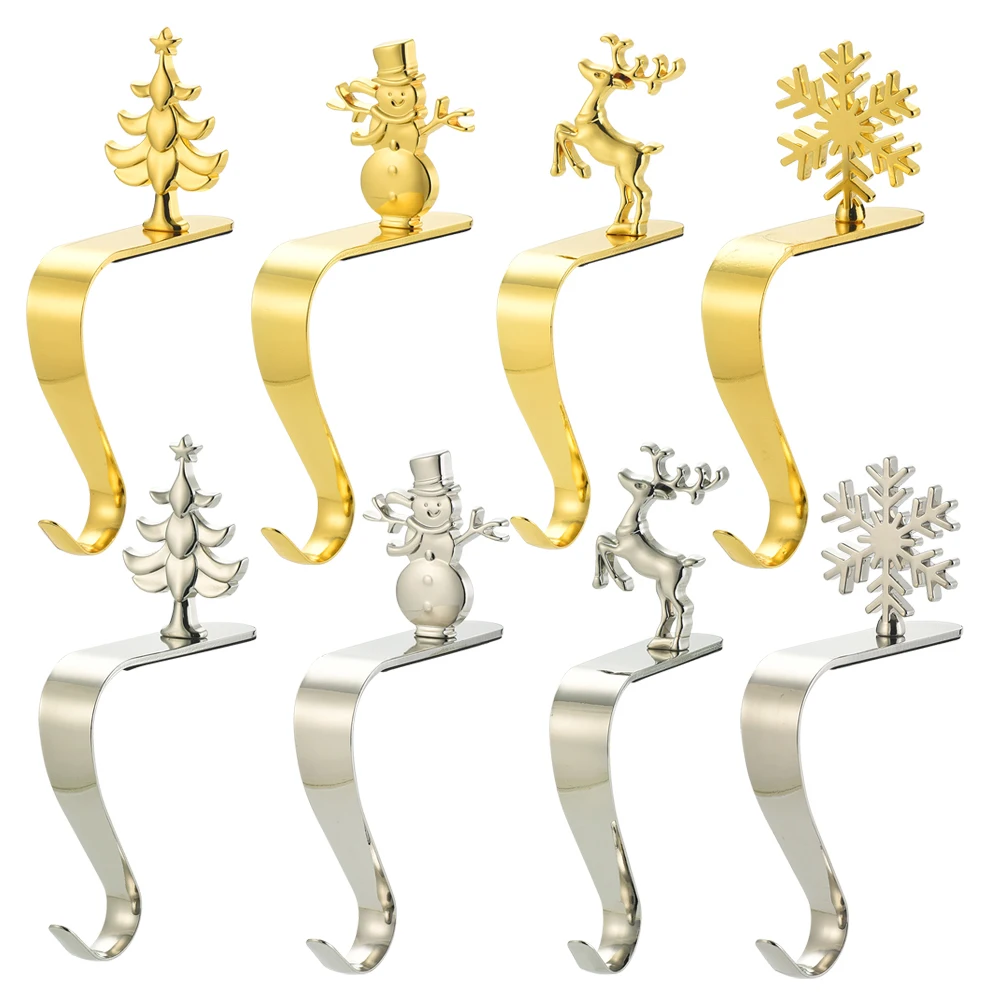 Christmas Stocking Hooks Snowflake Mantel Clip Holders Xmas Decoration Home Ornament Gift Fireplace Sock Hanging Pendant
Christmas Stocking Hooks Snowflake Mantel Clip Holders Xmas Decoration Home Ornament Gift Fireplace Sock Hanging Pendant