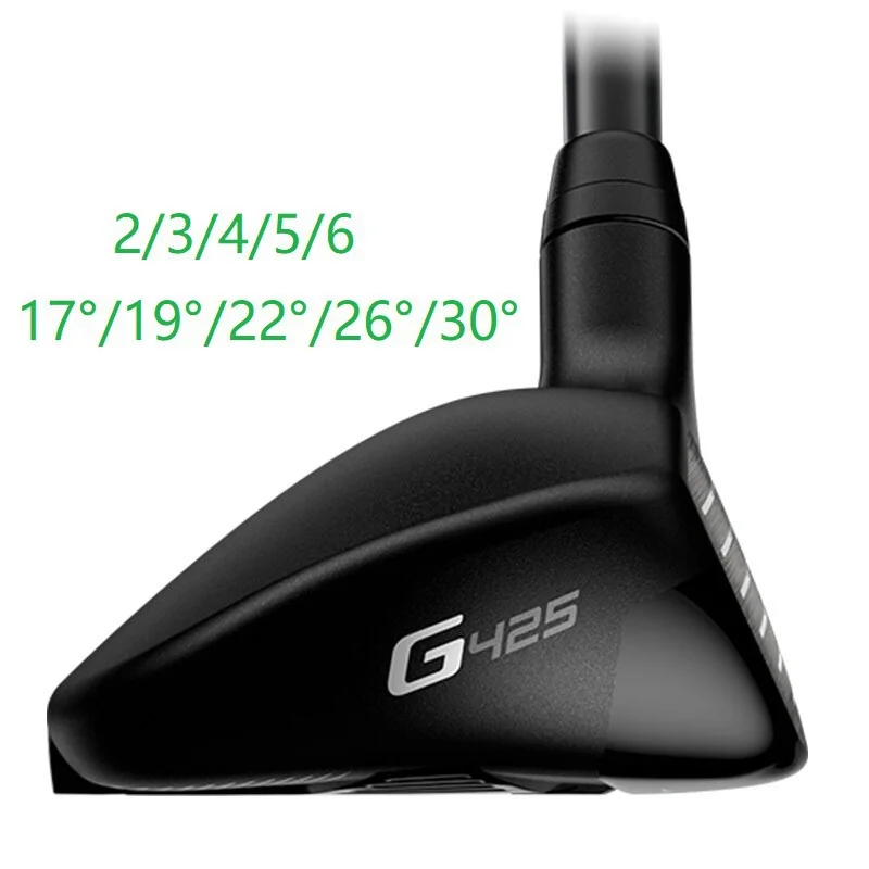 

New 425 Golf Club Hybrid G425 Golf Hybrids Utility Rescue 17/19/22/26/30 Degrees R/S/SR Flex Graphite Shaft With Head Cover