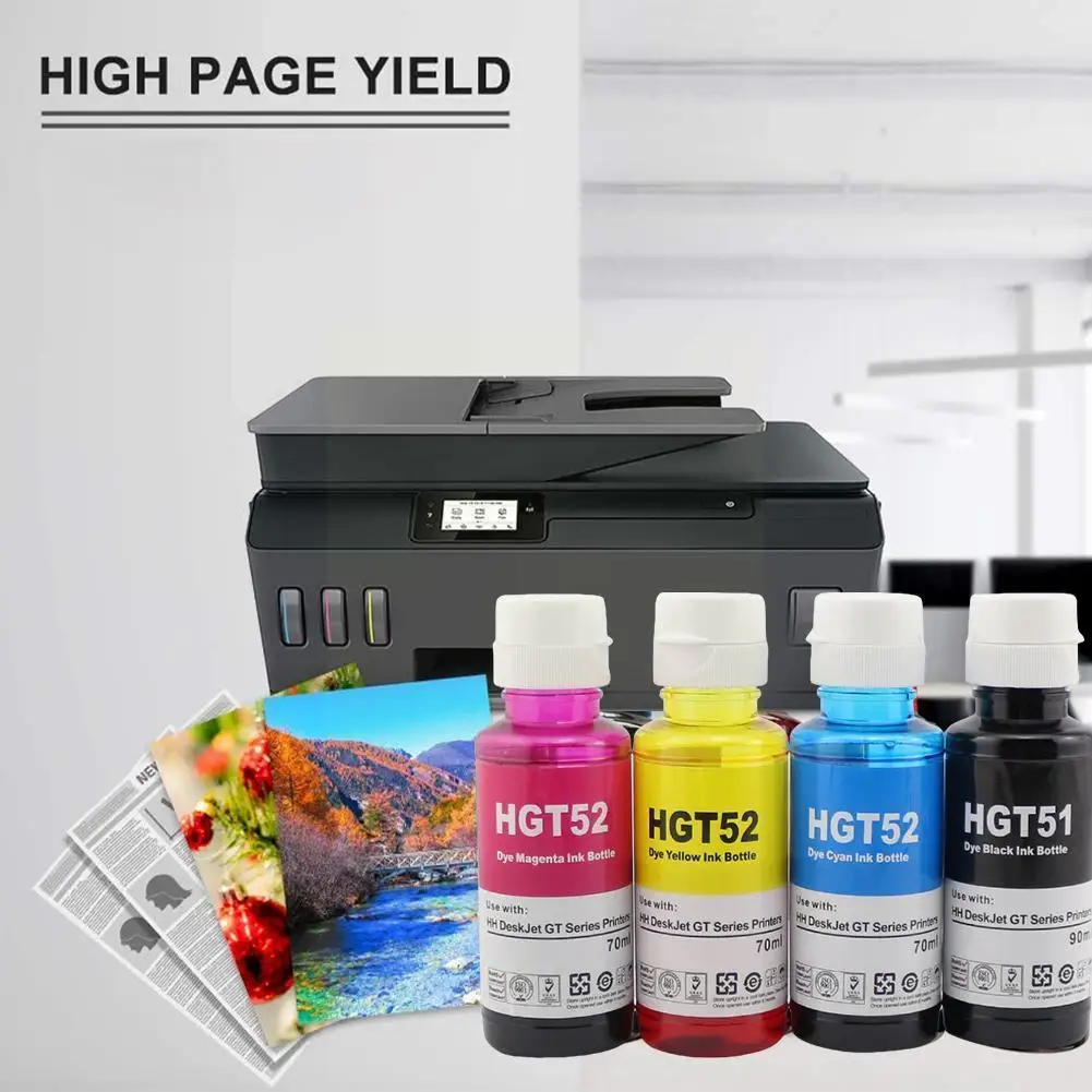 Взаимозаменяемые чернила 90/70 мл для Deskjet Gt 5810 5820 5822 серии «все в одном»/чернила для принтера серии 300/400 A5p7
Взаимозаменяемые чернила 90/70 мл для Deskjet Gt 5810 5820 5822 серии «все в одном»/чернила для принтера серии 300/400 A5p7