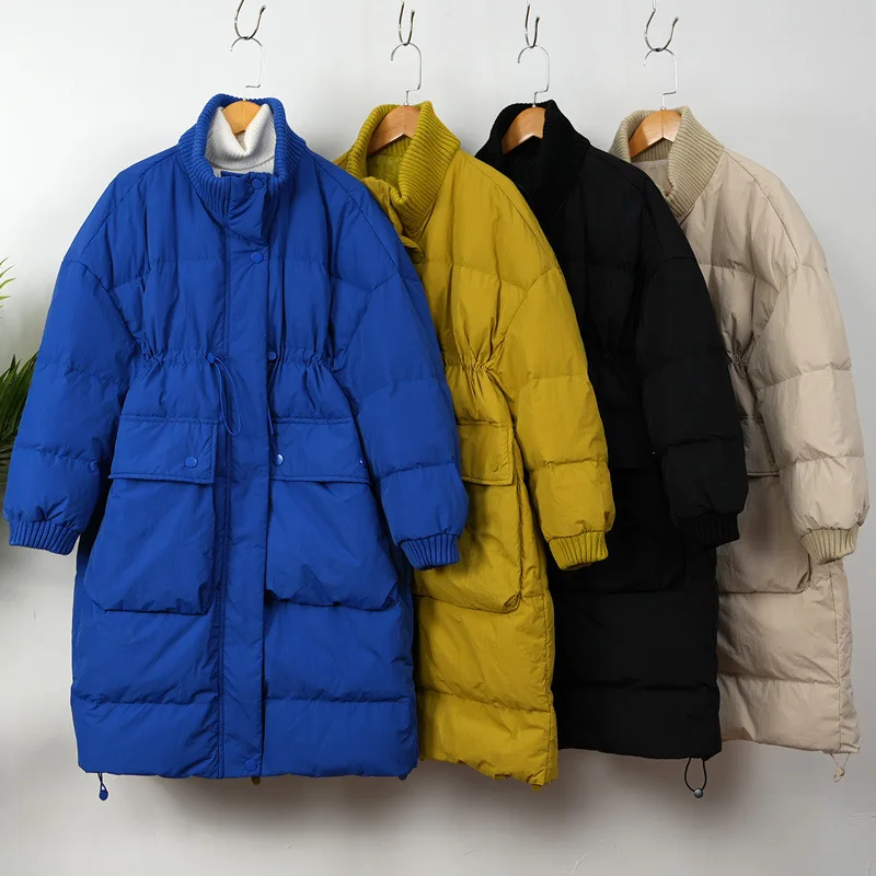 White Cotton Down Jacket Women Thickened Korean Fashion Slim Knit Collar Large Pocket Winter 2022 New Coat Long Parkas for Women
White Cotton Down Jacket Women Thickened Korean Fashion Slim Knit Collar Large Pocket Winter 2022 New Coat Long Parkas for Women