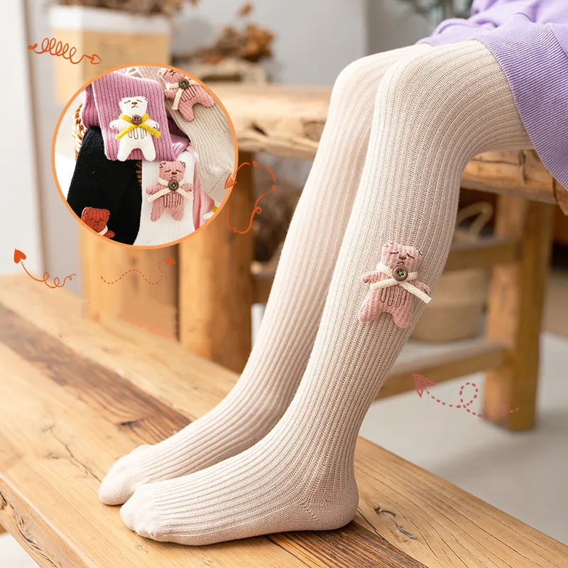 Spring Autumn Kids Baby Girls Tights Cotton Stockings Cartoon 3D Bear Pantyhose Tights Pantyhose for Children Girls 2-6Y
Spring Autumn Kids Baby Girls Tights Cotton Stockings Cartoon 3D Bear Pantyhose Tights Pantyhose for Children Girls 2-6Y