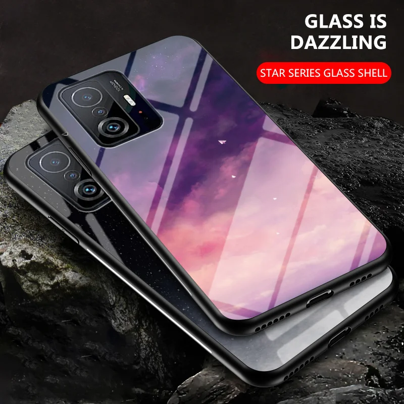 For Xiaomi 11T Pro 5G Case Shockproof Starry Tempered Glass Hard Back Cover Phone Case Soft Bumper for Xiaomi Mi 11T Mi11T Pro
For Xiaomi 11T Pro 5G Case Shockproof Starry Tempered Glass Hard Back Cover Phone Case Soft Bumper for Xiaomi Mi 11T Mi11T Pro
