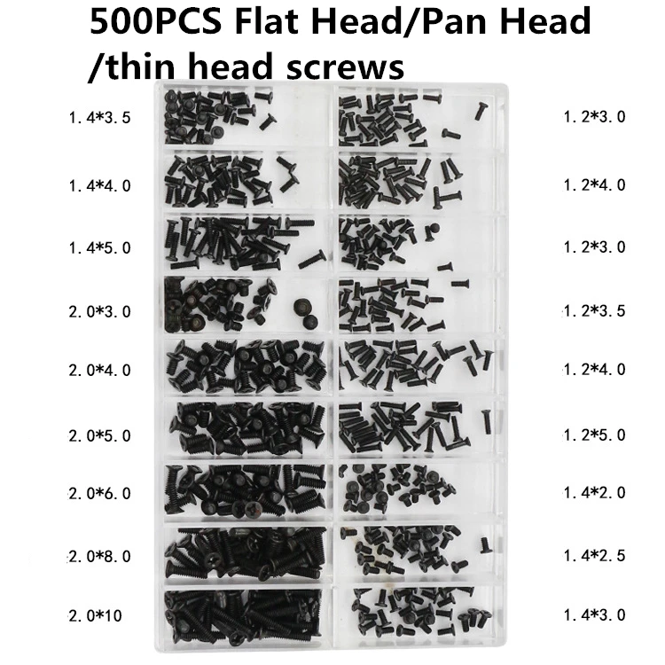 Набор мини-винтов из нержавеющей стали J-Suit, I-Suit, K-Suit, H 500 шт.
Набор мини-винтов из нержавеющей стали J-Suit, I-Suit, K-Suit, H 500 шт.