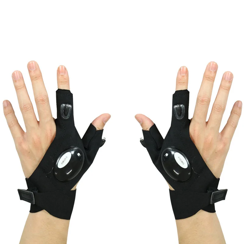 Night Fishing Gloves Cycling LED Flashlight Waterproof Fingerless Gloves With Light Camping Lamp Outdoor Survival Finger Light
Night Fishing Gloves Cycling LED Flashlight Waterproof Fingerless Gloves With Light Camping Lamp Outdoor Survival Finger Light