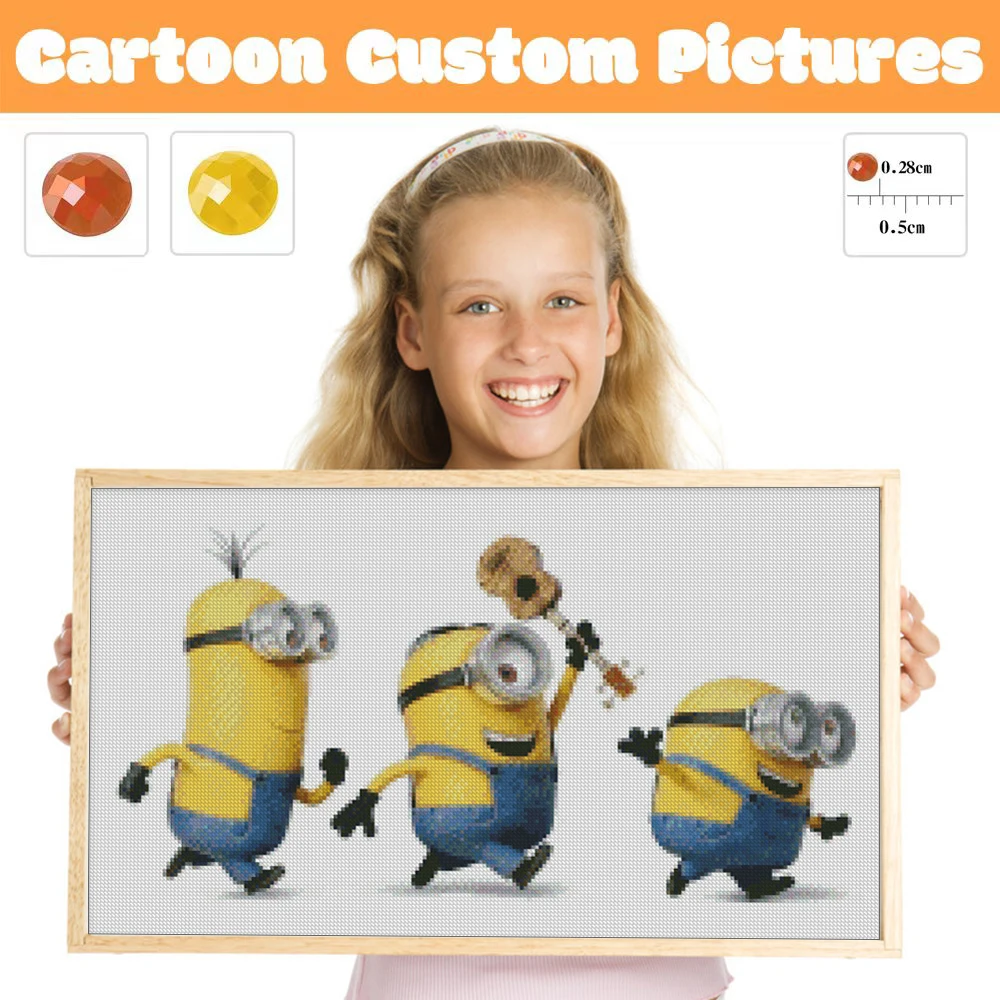 Photo Custom Diamond Painting Cartoon DIY Picture of Rhinestones 5D Comic Cross Stitch Embroidery Home Wedding Decoration
Photo Custom Diamond Painting Cartoon DIY Picture of Rhinestones 5D Comic Cross Stitch Embroidery Home Wedding Decoration