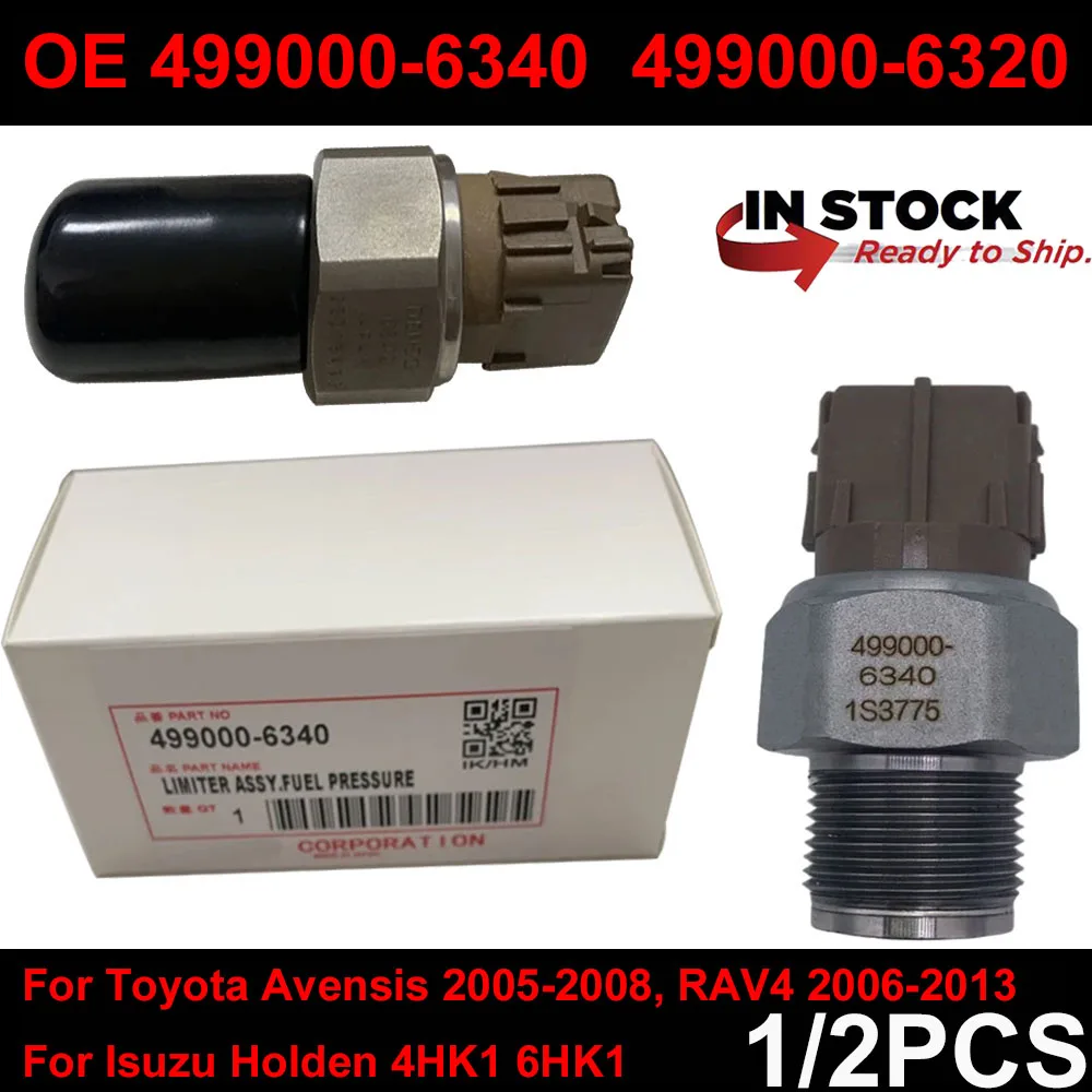 499000 шт., оригинальный датчик давления топливной рейки для Toyota Avensis RAV4 Holden 4HK1 6HK1
499000 шт., оригинальный датчик давления топливной рейки для Toyota Avensis RAV4 Holden 4HK1 6HK1