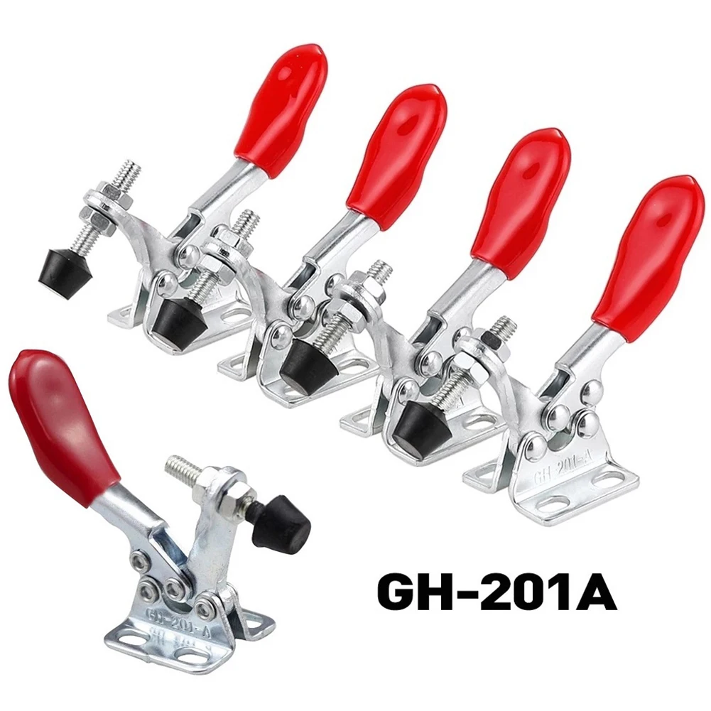 5Pcs GH-201A Horizontal Toggle Clamp Quick-Release Toggle Clamps Set 27KG Vertical Toggle Clamp Hand Clip Tools Multifunction
5Pcs GH-201A Horizontal Toggle Clamp Quick-Release Toggle Clamps Set 27KG Vertical Toggle Clamp Hand Clip Tools Multifunction
