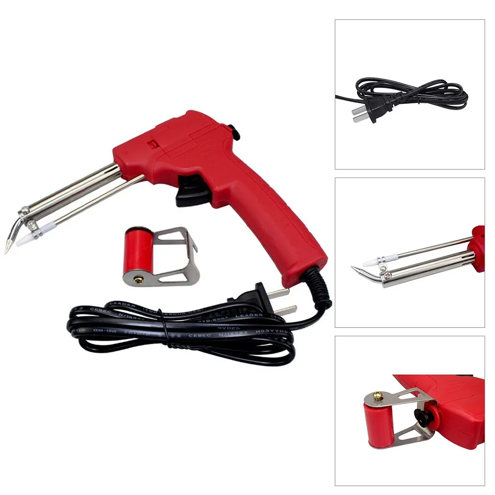60W Tin Electric Soldering Iron Kit Welding Wire And Instruction Welding Repair Tool Desoldering Equipment Accessories
60W Tin Electric Soldering Iron Kit Welding Wire And Instruction Welding Repair Tool Desoldering Equipment Accessories