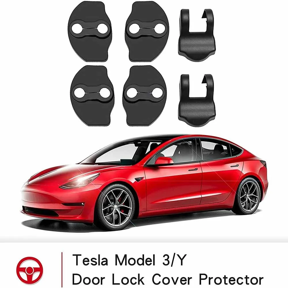 Tesla Door Lock Protective Shell (Matte Black) 6 Pcs Door Lock Cover Model 3 Model Y
Tesla Door Lock Protective Shell (Matte Black) 6 Pcs Door Lock Cover Model 3 Model Y