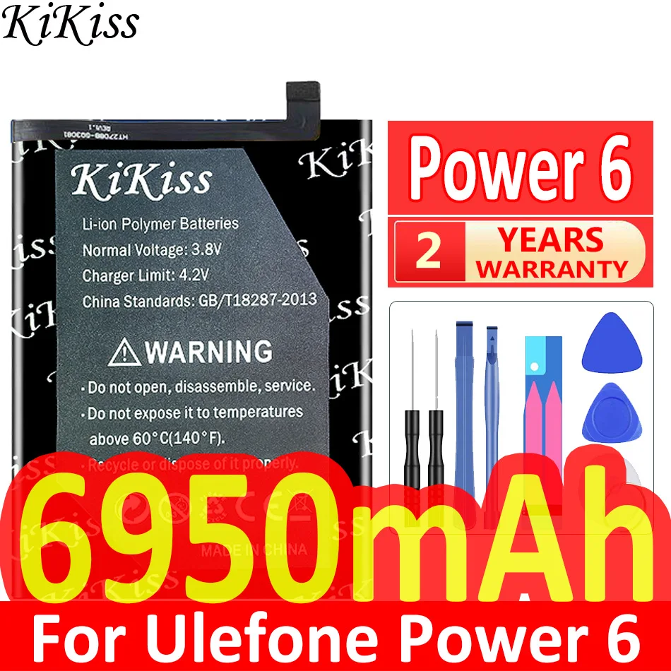KiKiss Battery For Ulefone Power 2 3 3S 3L 5 6 6.3 Power2 Power3 Power3S Power3L Power5 Power6 6.3 Batterij + Track NO
KiKiss Battery For Ulefone Power 2 3 3S 3L 5 6 6.3 Power2 Power3 Power3S Power3L Power5 Power6 6.3 Batterij + Track NO