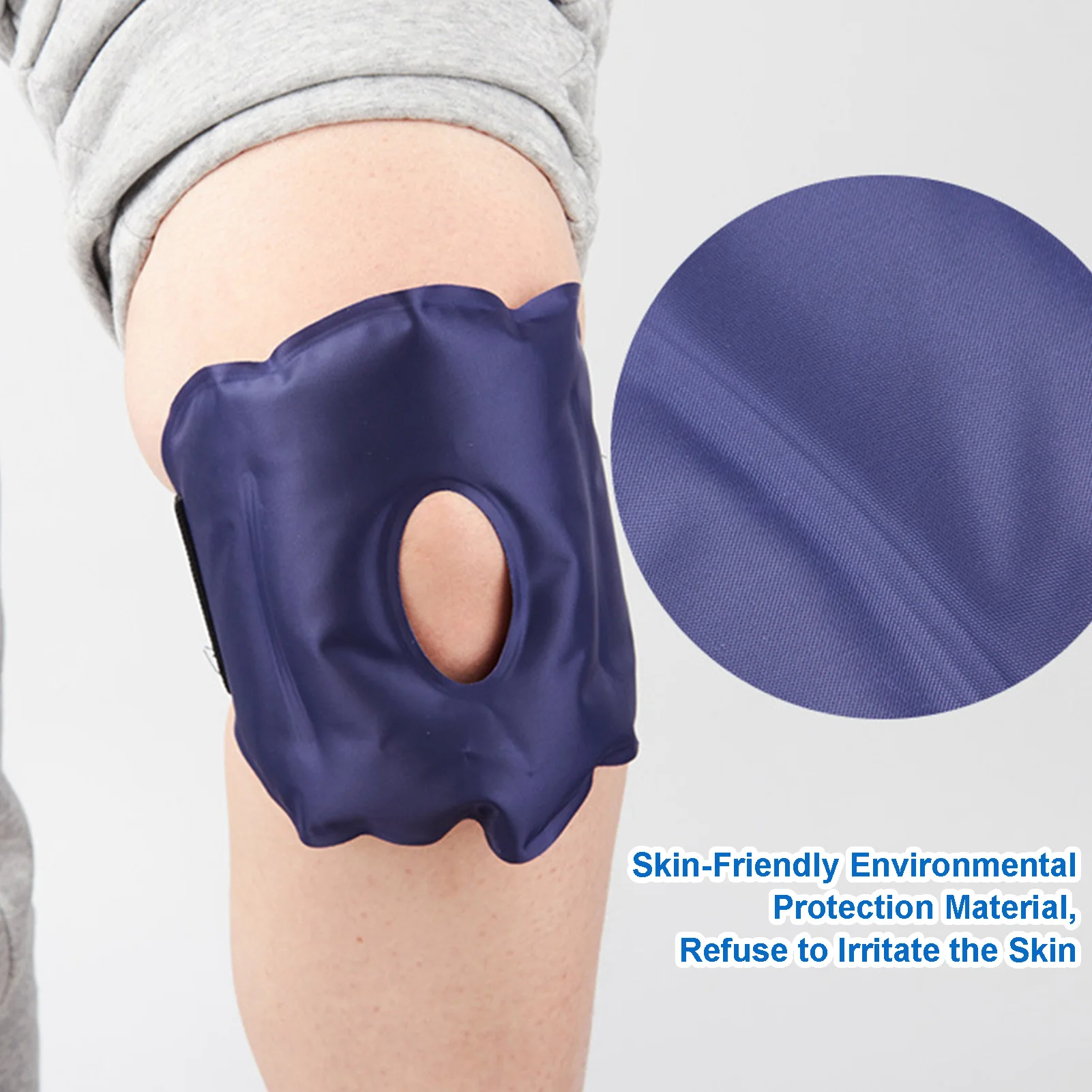 

Многоразовый гель для поддержки колена, ледяной пакет для спортивных травм, гибкий наколенник для облегчения боли, холодный горячий компре...