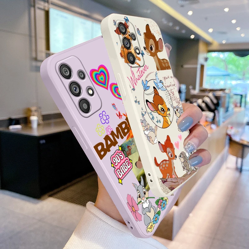 Phone Case For Samsung Galaxy A73 A53 A33 A52 A32 A22 A71 A51 A21S A03S A50 5G Disney Fawn Bambi Cool Liquid Rope Cover
Phone Case For Samsung Galaxy A73 A53 A33 A52 A32 A22 A71 A51 A21S A03S A50 5G Disney Fawn Bambi Cool Liquid Rope Cover