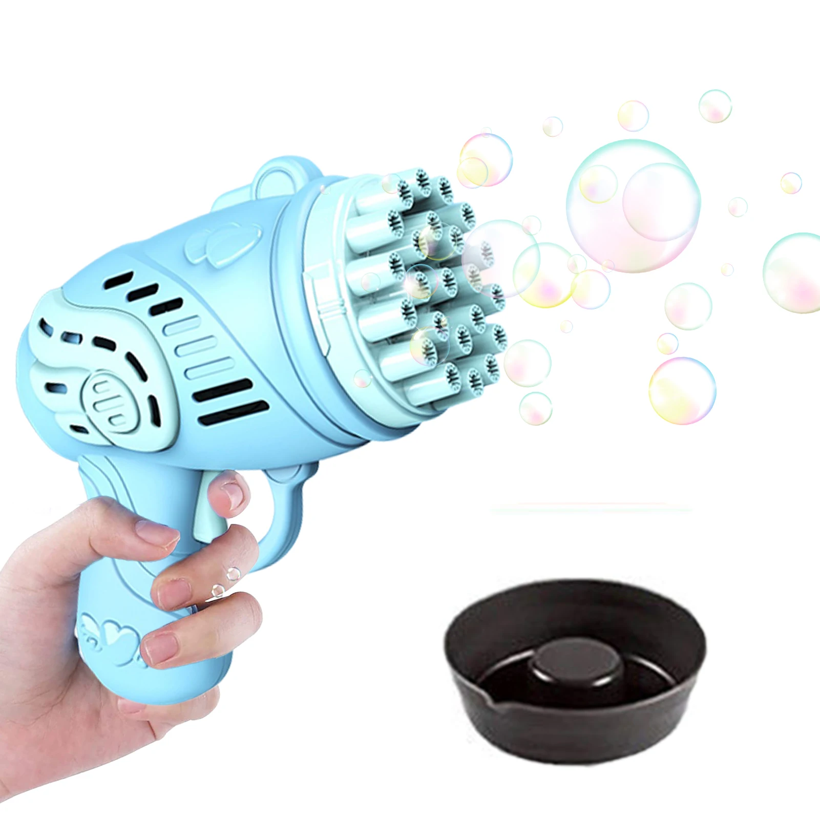 23-Hole Bubble Blower Gatling Toy 23 Holes Automatic Bubble Maker Machine Rocket Launcher Battery Powered Bubble Shooter For 4 1
23-Hole Bubble Blower Gatling Toy 23 Holes Automatic Bubble Maker Machine Rocket Launcher Battery Powered Bubble Shooter For 4 1