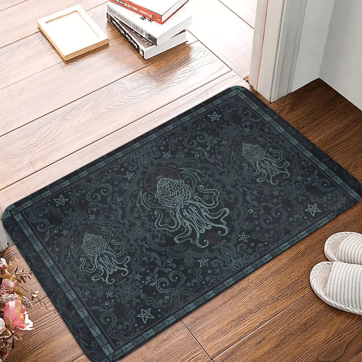 

Cthulhu Mythos HP Lovecraft Horror Great Old Ones Bathroom Mat Cool Doormat Living Room Carpet Outdoor Rug Home Decor