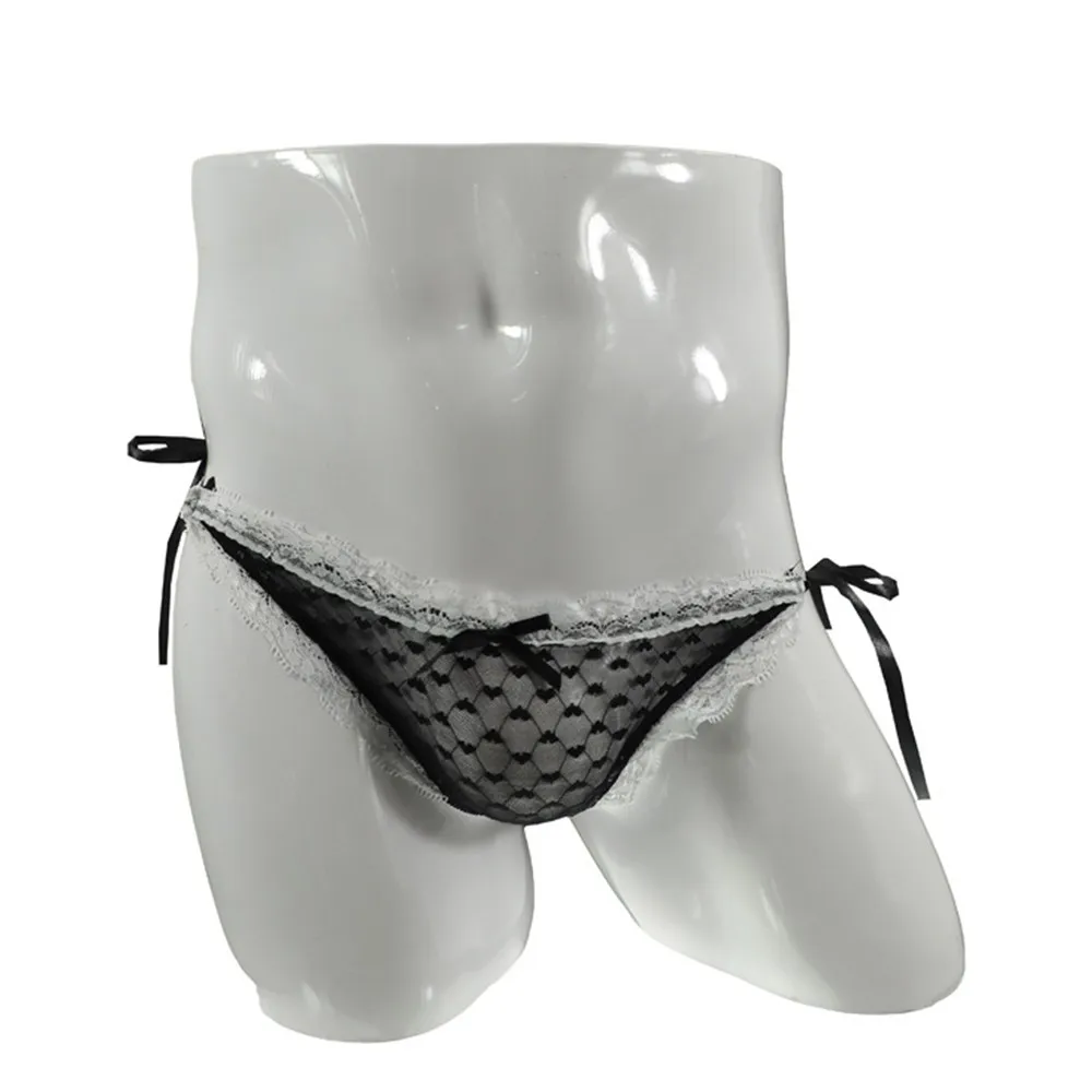 Sheer Lace Underwear Sissy Man Fashionable Men Sexy Lace Tie Rope Adjustable Briefs Underpants Underwear
Sheer Lace Underwear Sissy Man Fashionable Men Sexy Lace Tie Rope Adjustable Briefs Underpants Underwear