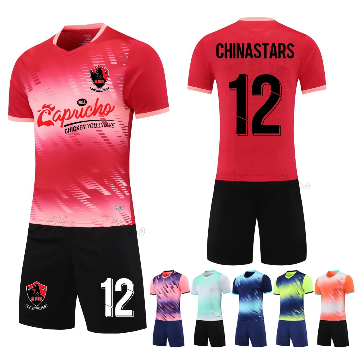 HOT Custom Football Uniform 2022 Men Youth Club Football Jerseys College Soccer Uniforms Kits Kids Shirt Shorts Sportswear Kits
HOT Custom Football Uniform 2022 Men Youth Club Football Jerseys College Soccer Uniforms Kits Kids Shirt Shorts Sportswear Kits