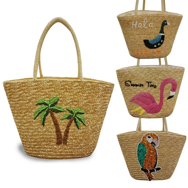 Mother's Gift Large Hand-woven Straw Bag Women Summer Beach Handbag Lanyard Set Travel Painted Bag For Beach Tote Clutch Bag
Mother's Gift Large Hand-woven Straw Bag Women Summer Beach Handbag Lanyard Set Travel Painted Bag For Beach Tote Clutch Bag