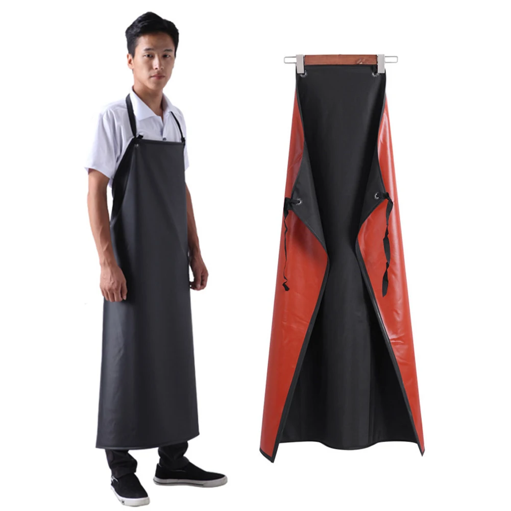 PVC Leather Waterproof Apron Thickened for Men woman Anti-fouling Oil-proof Restaurant Cooking Chef Apron Clean Apron
PVC Leather Waterproof Apron Thickened for Men woman Anti-fouling Oil-proof Restaurant Cooking Chef Apron Clean Apron