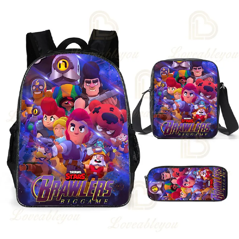 6 To 19 Years Kids Student Shoulder Backpack Game Leon Spike PRIMO and Star 3D Boys Girls Cartoon Pencil Bag for Teenager
6 To 19 Years Kids Student Shoulder Backpack Game Leon Spike PRIMO and Star 3D Boys Girls Cartoon Pencil Bag for Teenager