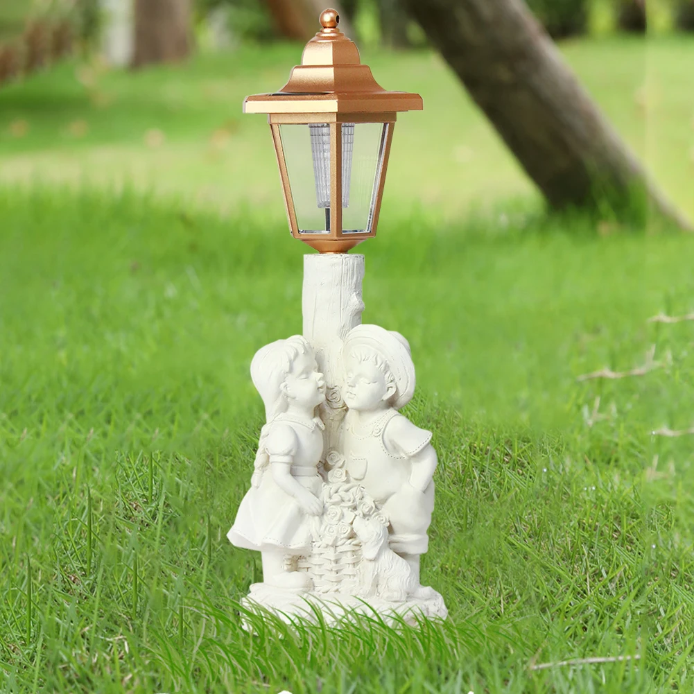 Resin Boy Girl Statues Solar Lights Waterproof Sculpture Craft Ornaments Night Light Outdoor Decoration Yard Art Lamp
Resin Boy Girl Statues Solar Lights Waterproof Sculpture Craft Ornaments Night Light Outdoor Decoration Yard Art Lamp