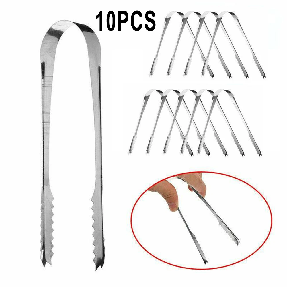 10pcs Stainless Steel Ice Cube Sugar Tongs Buffets Tongs Buffet Bar Home Kitchen Tools Cooking Accessories BBQ Ice Cream Tools
10pcs Stainless Steel Ice Cube Sugar Tongs Buffets Tongs Buffet Bar Home Kitchen Tools Cooking Accessories BBQ Ice Cream Tools