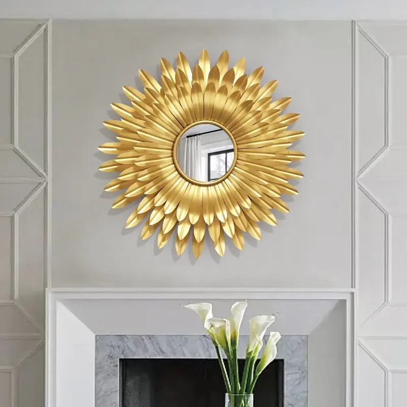 Iron Crafts Creative Wall Hanging Nordic Style Living Room Sofa Background Wall Decoration Porch Decoration Gold Mirror
Iron Crafts Creative Wall Hanging Nordic Style Living Room Sofa Background Wall Decoration Porch Decoration Gold Mirror