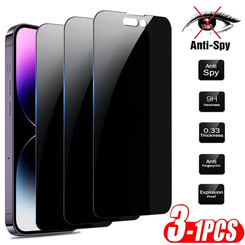 Privacy Screen Protectors for IPhone 12 13 Pro Max Mini 7 8 Plus Anti-spy Tempered Glass for IPhone 11 14 Pro XS MAX XR X Glass
Privacy Screen Protectors for IPhone 12 13 Pro Max Mini 7 8 Plus Anti-spy Tempered Glass for IPhone 11 14 Pro XS MAX XR X Glass