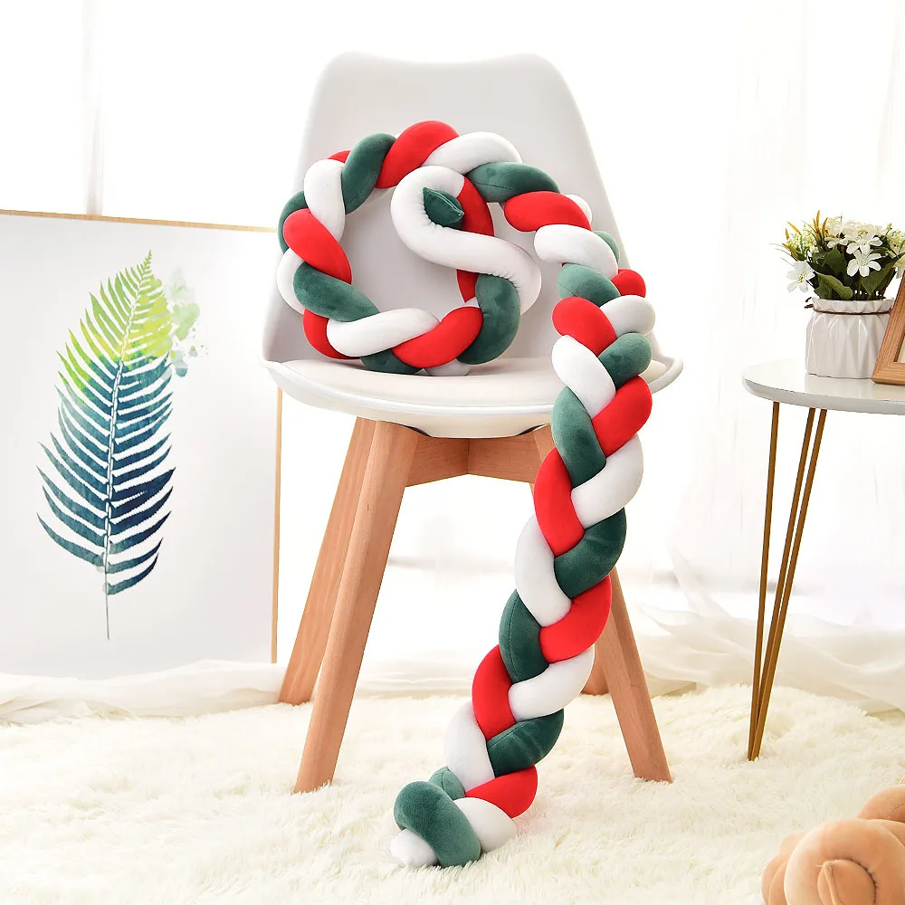 Baby Crib Bumper Fashion Nursery Cradle Decor Knot Triple Braids Bed Rail Guard for Sleep Toddler and Children Parachoques Cuna
Baby Crib Bumper Fashion Nursery Cradle Decor Knot Triple Braids Bed Rail Guard for Sleep Toddler and Children Parachoques Cuna