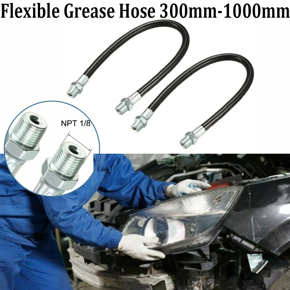 

Grease Hose Flexible Grease Whip Hose Heavy Duty High Pressure Long Extension UK Gears Bearings Rails Guides Grease Connection