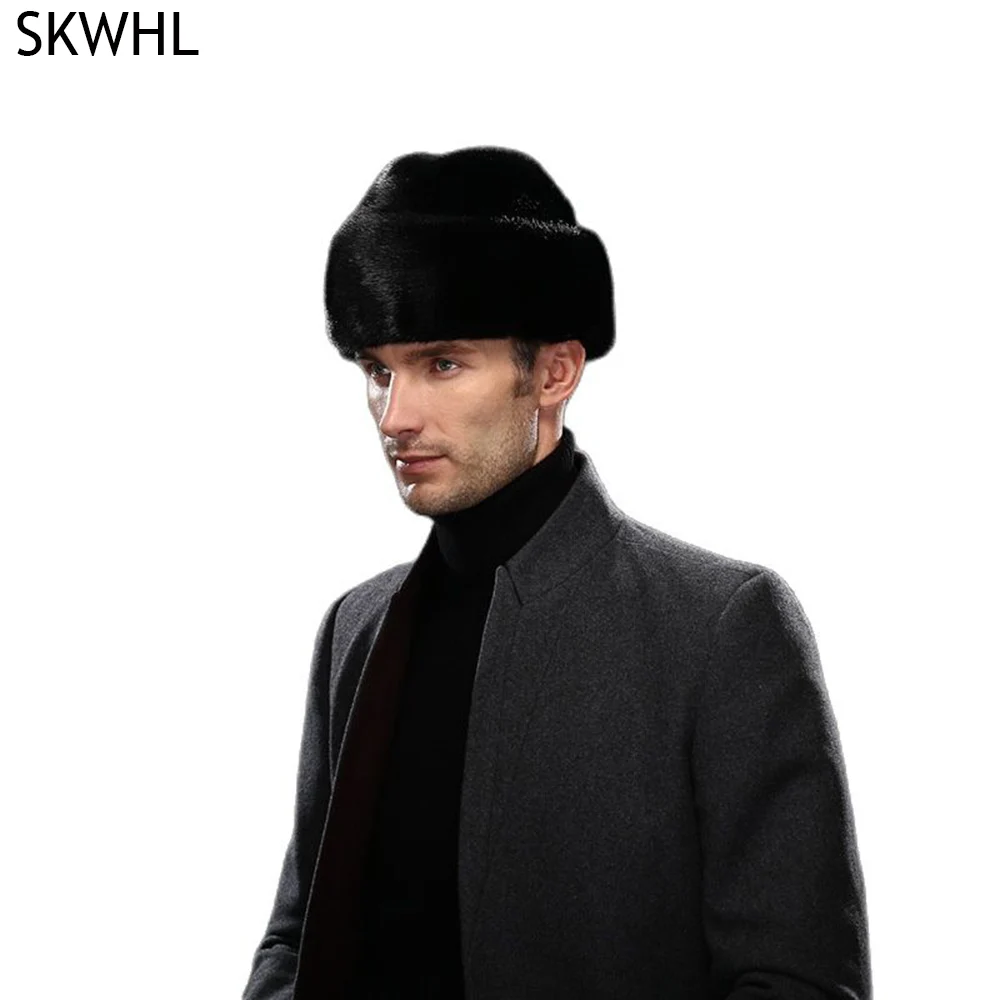 Winter Fur Warm Windproof Hat Men's Lei Feng Cap Bomber Jacket Mink Fur Earmuffs Hat Black Ski Cavalry Catcher Cold And Snow Cap
Winter Fur Warm Windproof Hat Men's Lei Feng Cap Bomber Jacket Mink Fur Earmuffs Hat Black Ski Cavalry Catcher Cold And Snow Cap