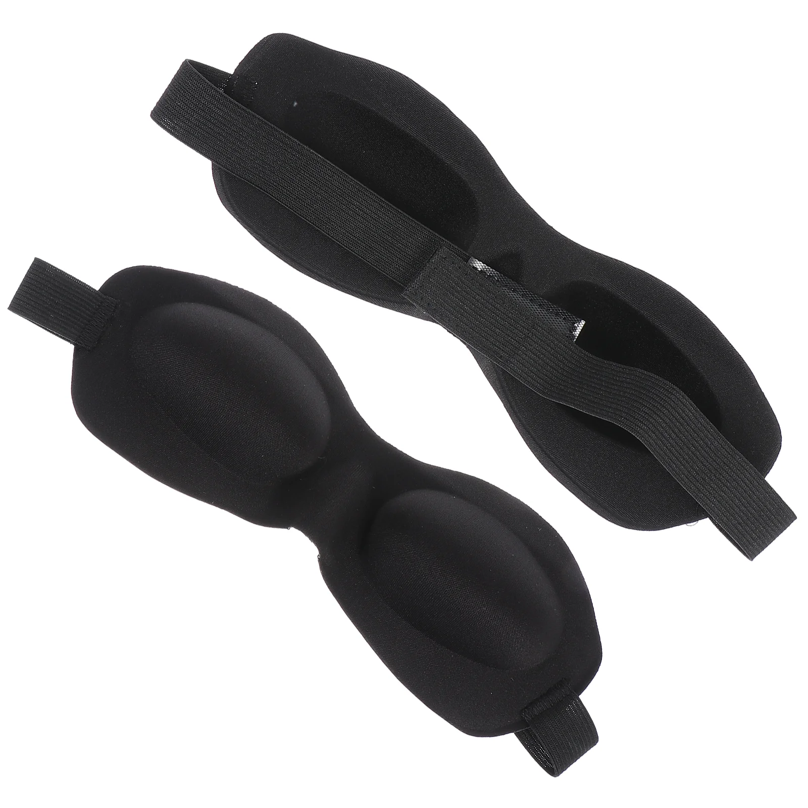 

2 Pcs 3d Stereo Goggles Shading Sleeping Eye Patch Blindfold Breathable Mask Portable Night Eyeshade Shadow