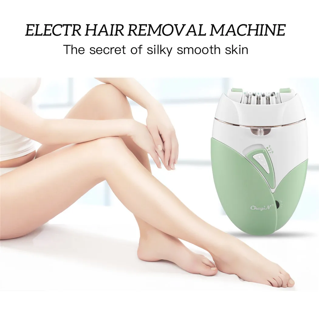 CkeyiN женский Электрический эпилятор для удаления волос Женская бритва ног бикини