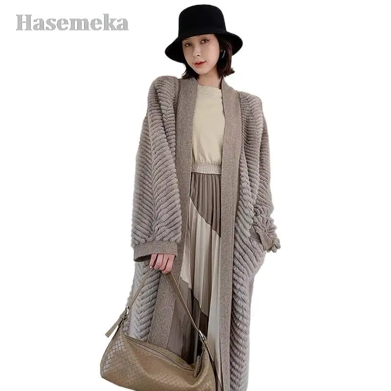 2022 New High Quality Natural Mink Fur Coat Women With Belt Knitted Real MinkFur Jacket Fashion Warm Long For Female
2022 New High Quality Natural Mink Fur Coat Women With Belt Knitted Real MinkFur Jacket Fashion Warm Long For Female