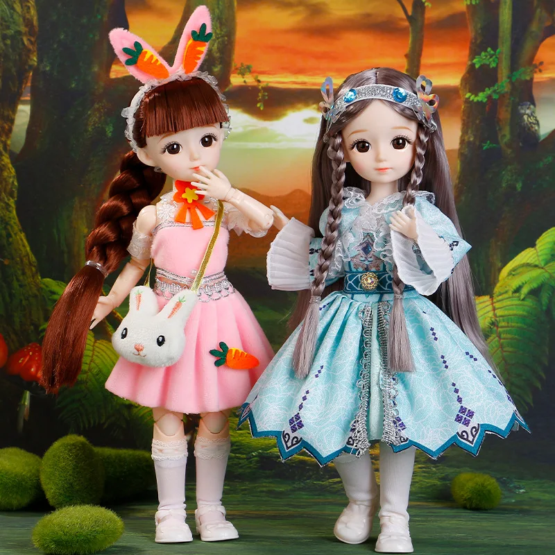 

30cm Douluo Mainland Dance Ning Rongrong Humanoid Doll Girl Princess Family Toy Set