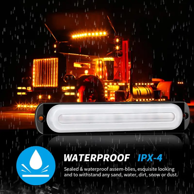 Car Lights Car Headlight Bulb New Truck Side Light Ultra Thin 12 LED Pickup Side Light Dc12v-24v Fork Light Short Car Light Asse
Car Lights Car Headlight Bulb New Truck Side Light Ultra Thin 12 LED Pickup Side Light Dc12v-24v Fork Light Short Car Light Asse
