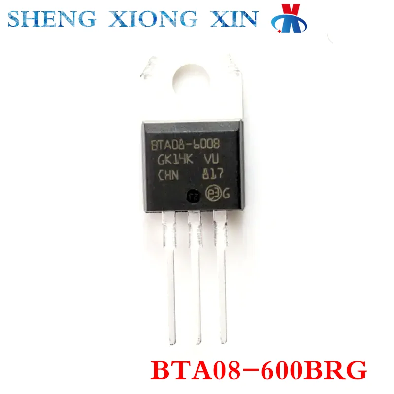 10pcs/Lot 100% BTA08-600BRG TO-220 Thyristor BTA08-600B BTA08-600 Integrated Circuit
10pcs/Lot 100% BTA08-600BRG TO-220 Thyristor BTA08-600B BTA08-600 Integrated Circuit