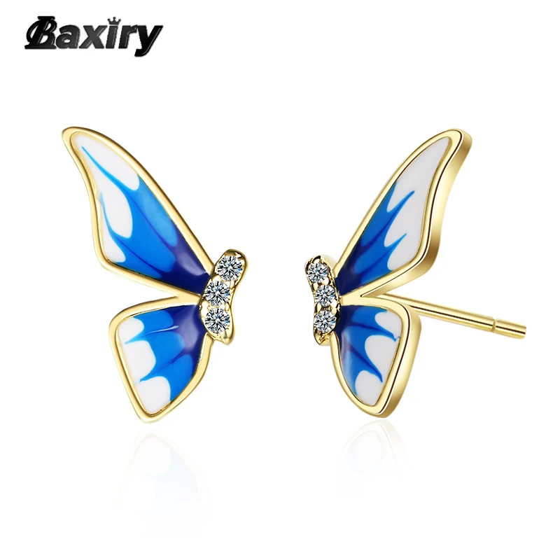 Fine Butterfly Earring 2022 Trend Fashion Huggie Stud Gold Earrings For Women Wedding Designer Luxury Original Enamel Jewelry
Fine Butterfly Earring 2022 Trend Fashion Huggie Stud Gold Earrings For Women Wedding Designer Luxury Original Enamel Jewelry