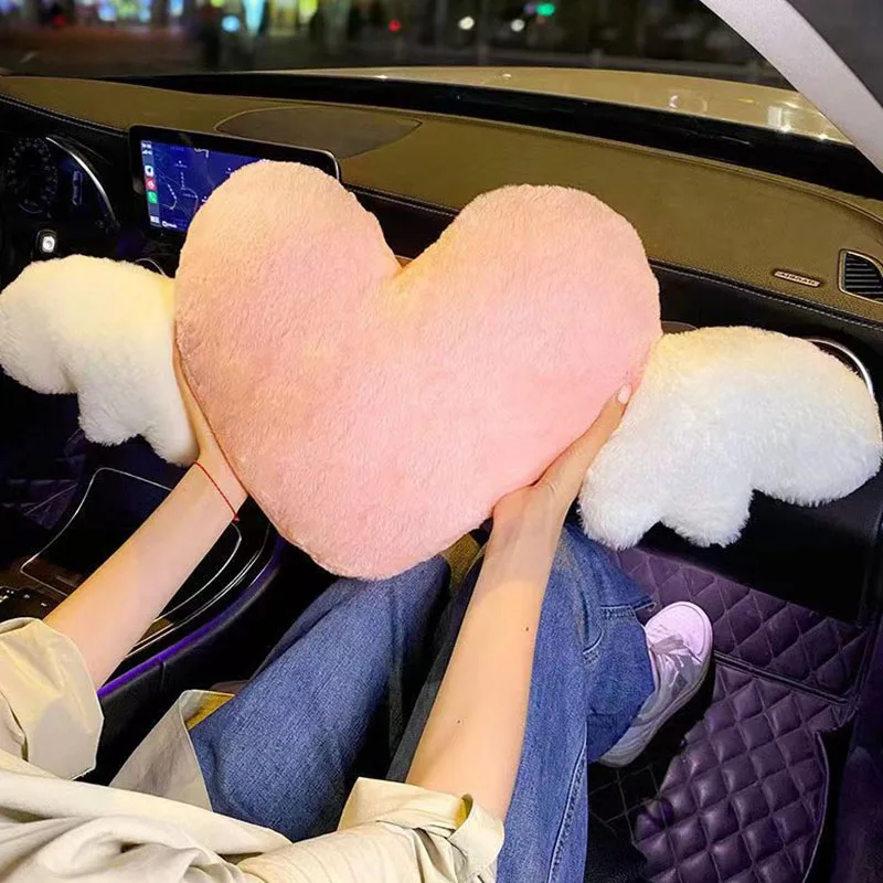Car Plush Neck Pillow Lumbar Support Cute Cartoon Love Wings Styling Auto Headrest Waist Back Cushion Car Accessories Interior
Car Plush Neck Pillow Lumbar Support Cute Cartoon Love Wings Styling Auto Headrest Waist Back Cushion Car Accessories Interior