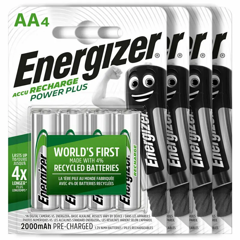 

16 x Energizer AA Power Plus 2000 mAh Rechargeable batteries 1.2V NiMh Accu HR6