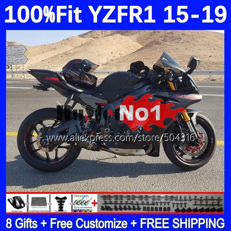 Инъекция для YAMAHA YZF R1 R 1 1000 Φ YZFR1 15 16 17 18 19 165MC.88 YZF1000 2015 2016 2017 2018 2019 плоский черный обтекатель
Инъекция для YAMAHA YZF R1 R 1 1000 Φ YZFR1 15 16 17 18 19 165MC.88 YZF1000 2015 2016 2017 2018 2019 плоский черный обтекатель