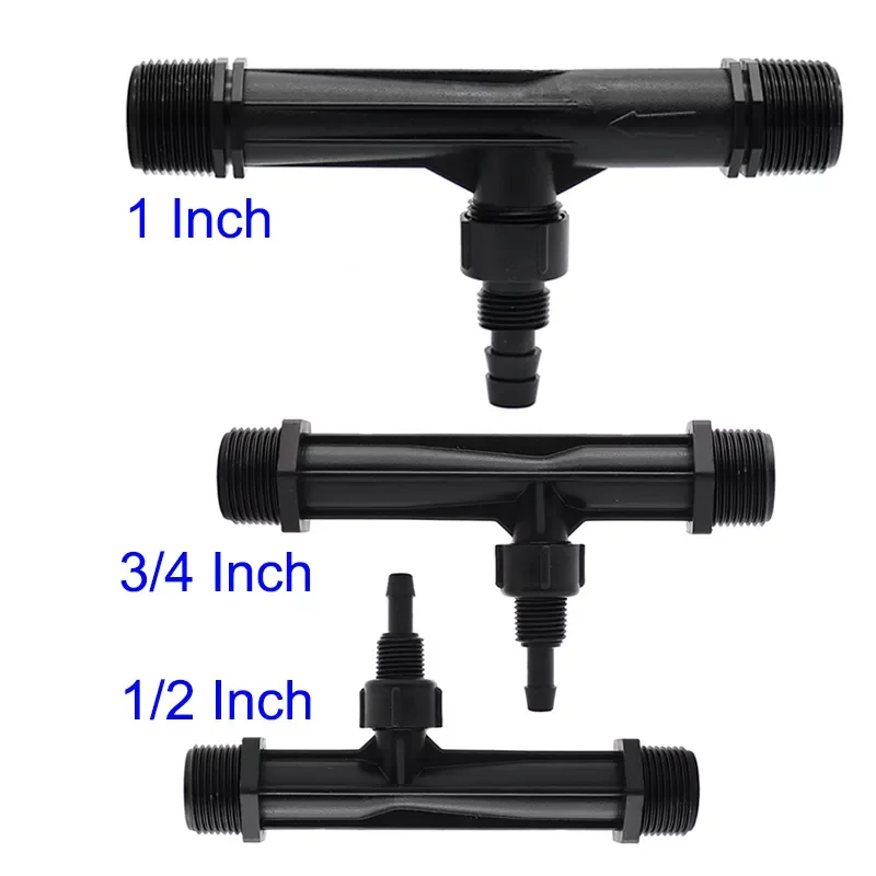 Pc 1/2, 3/4, 1 inch Thread Venturi Fertilizer Injector Irrigation Drip Device Flowers Fertilization Garden Water Tube Emitter
Pc 1/2, 3/4, 1 inch Thread Venturi Fertilizer Injector Irrigation Drip Device Flowers Fertilization Garden Water Tube Emitter