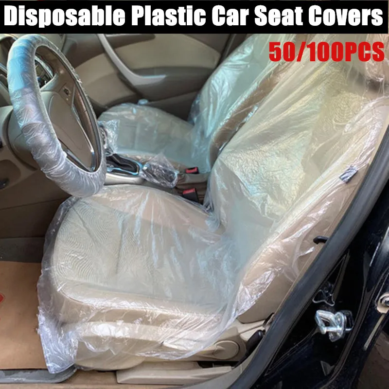 Disposable Plastic Car Seat Covers for Car Repair Beauty Maintenance Seat Cover Waterproof Anti-fouling Universal 50/100 Pieces
Disposable Plastic Car Seat Covers for Car Repair Beauty Maintenance Seat Cover Waterproof Anti-fouling Universal 50/100 Pieces