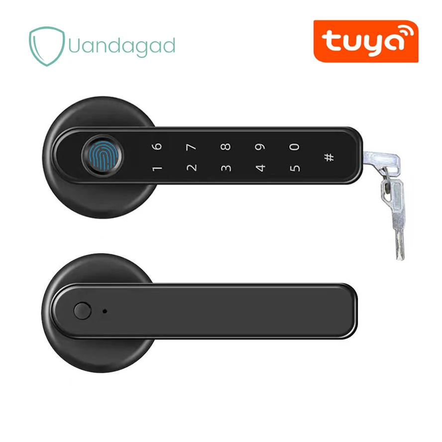 Tuya APP умный сканер отпечатков пальцев пароль номер одиночный замок с защелкой для крытой деревянной двери
Tuya APP умный сканер отпечатков пальцев пароль номер одиночный замок с защелкой для крытой деревянной двери