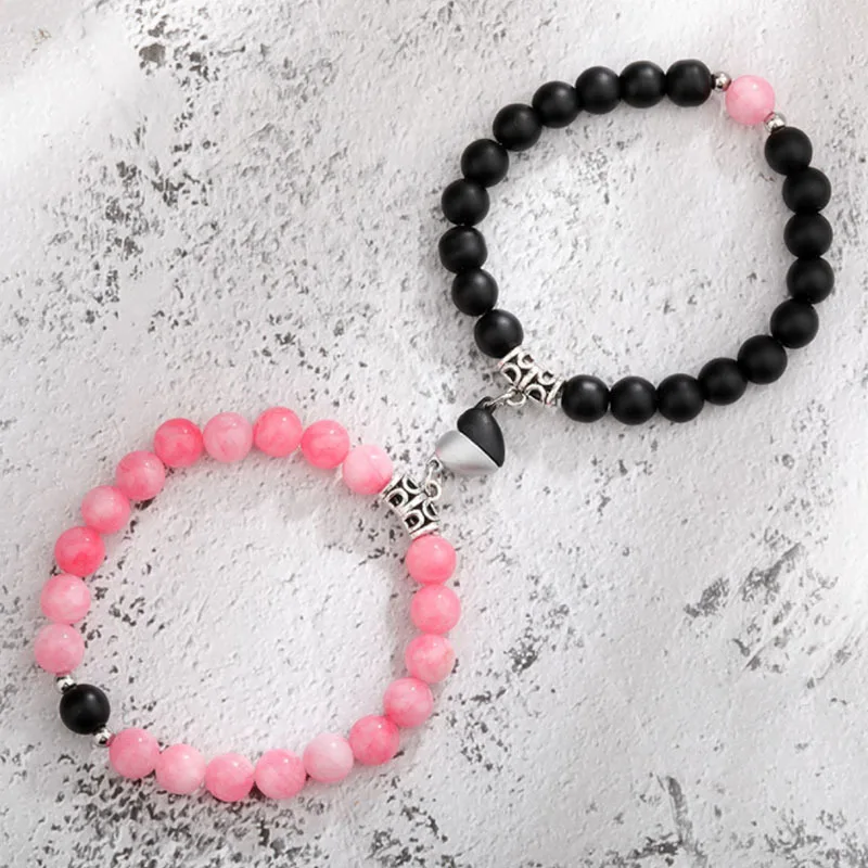 The New bracelet heart magnet Tanabata lovers bracelet cross-border magnetic tiger eye stone volcanic stone hand string
The New bracelet heart magnet Tanabata lovers bracelet cross-border magnetic tiger eye stone volcanic stone hand string
