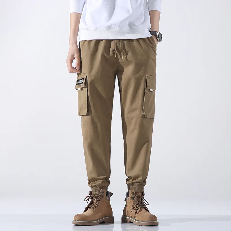 Cargo Pants Men's2022Spring New Trendy Track Pants Solid Color Ankle Banded Slacks Harem Pants Overalls Youth
Cargo Pants Men's2022Spring New Trendy Track Pants Solid Color Ankle Banded Slacks Harem Pants Overalls Youth