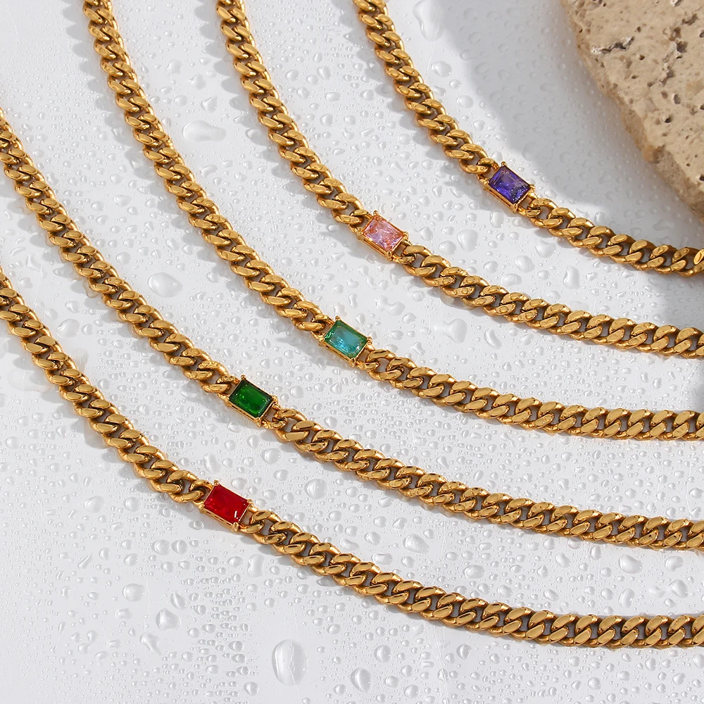 Женская позолоченная цепочка из нержавеющей стали, 18 К
Женская позолоченная цепочка из нержавеющей стали, 18 К