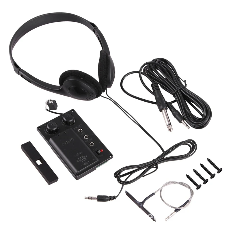 2X Electric Violin Silent Eq Pickup Piezo With Headphone And Plug Hole Cable Set
2X Electric Violin Silent Eq Pickup Piezo With Headphone And Plug Hole Cable Set