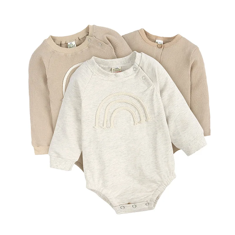 Spring Infant Baby Boys Girls Sweatshirts Rompers Letter Print Long Sleeve Pullover Rompers Jumpsuits Casual Clothes for Kids 
Spring Infant Baby Boys Girls Sweatshirts Rompers Letter Print Long Sleeve Pullover Rompers Jumpsuits Casual Clothes for Kids