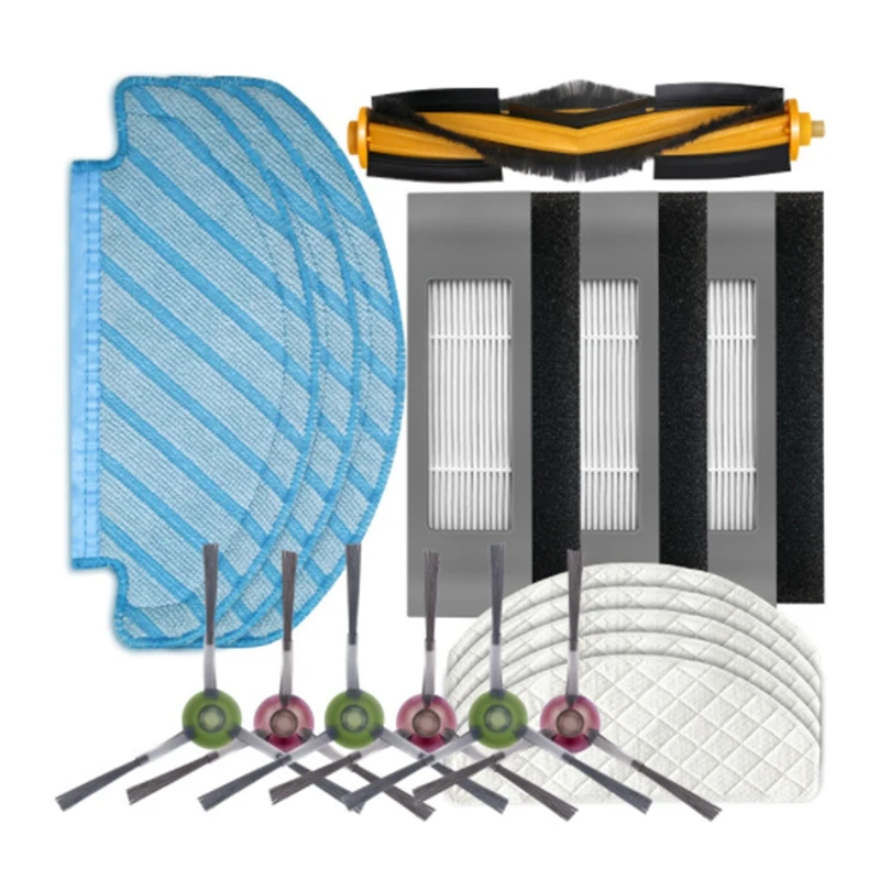 Filter Brush Mop Cloth Set For Ecovacs Deebot Ozmo T8 / T8 AIVI T9+ N8 Pro Vacuum Cleaner Parts Replacement Accessories
Filter Brush Mop Cloth Set For Ecovacs Deebot Ozmo T8 / T8 AIVI T9+ N8 Pro Vacuum Cleaner Parts Replacement Accessories